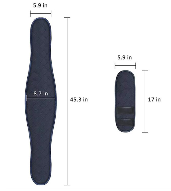 Massaager du bas du dos avec chaleur