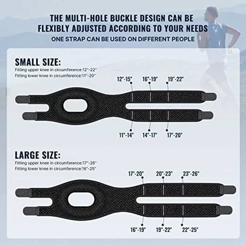 Support de l'attelle à genoux avec coussinet en silicone
