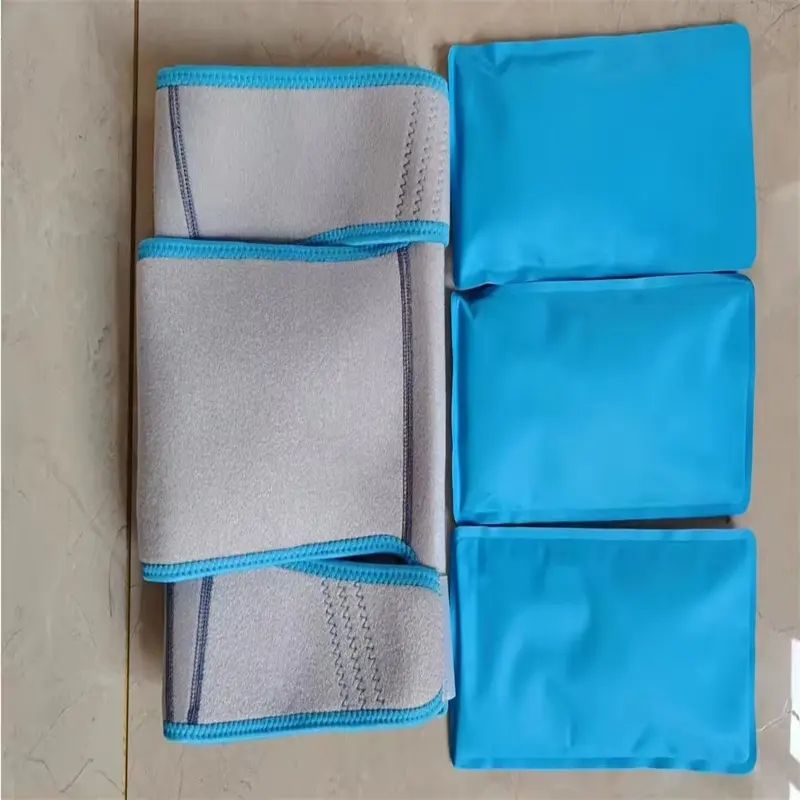 Gel de glace au genou enveloppe pour une thérapie chaude et froide