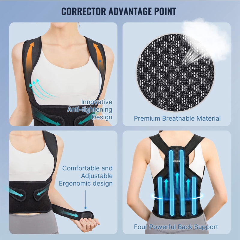 Correcteur de posture de support complet complet