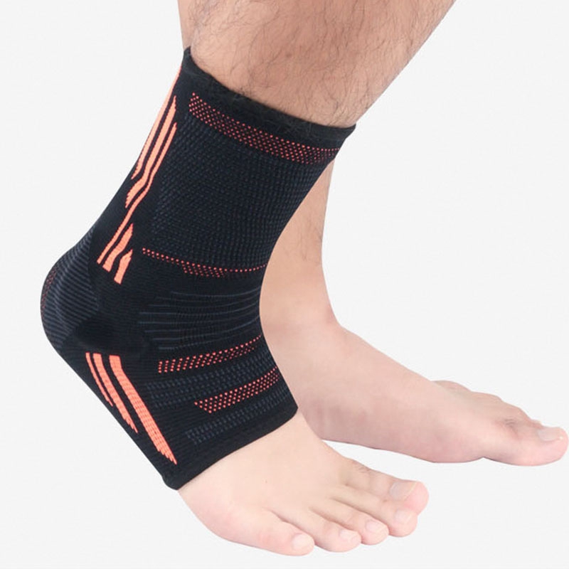 Poute de cheville en tricot avec coussinet de silicone