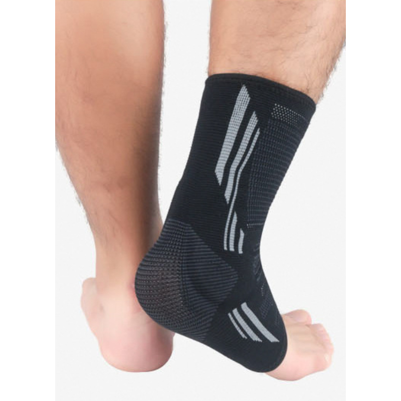 Poute de cheville en tricot avec coussinet de silicone