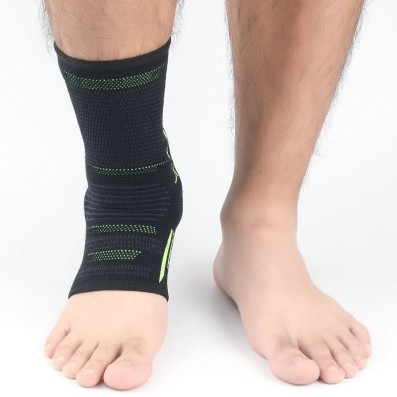 Poute de cheville en tricot avec coussinet de silicone