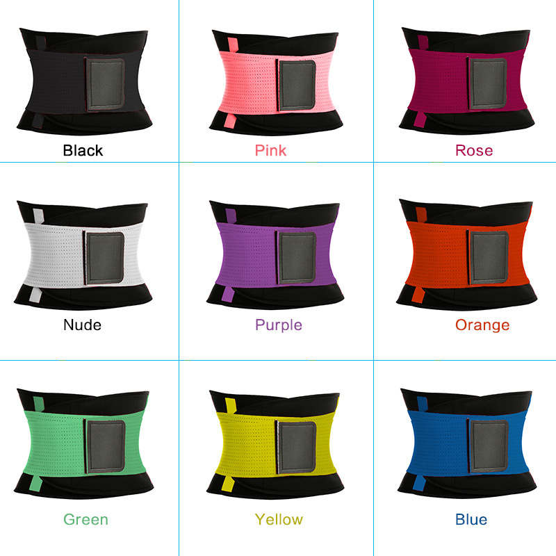 Support de taille colorée