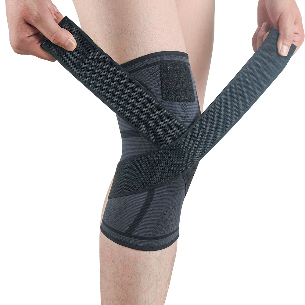 Soulette de genou avec stabilisateur de rotule compression de la sangle