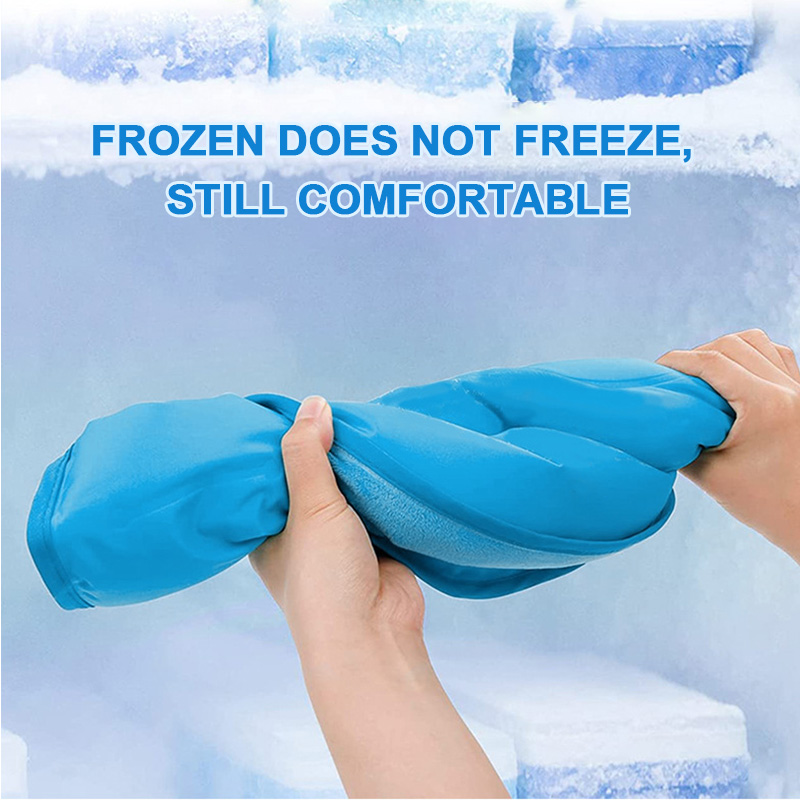 Gel de glace au genou enveloppe pour une thérapie chaude et froide