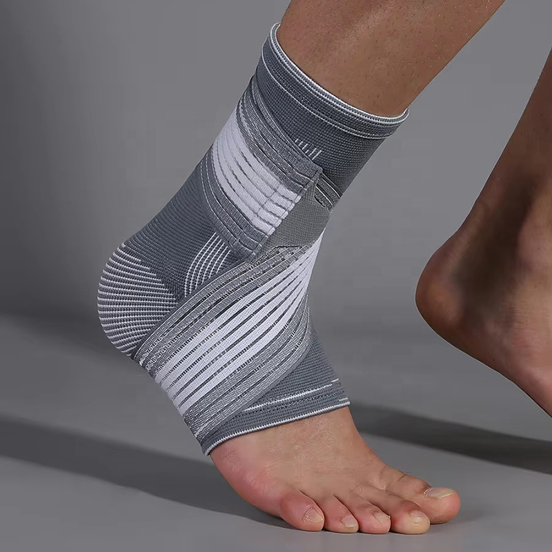 Support de cheville tricoté respirant avec sangles réglables