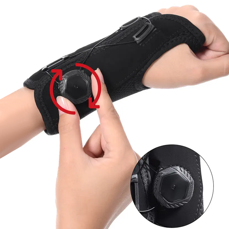 Bouton réglable barre d'aluminium support de poignet