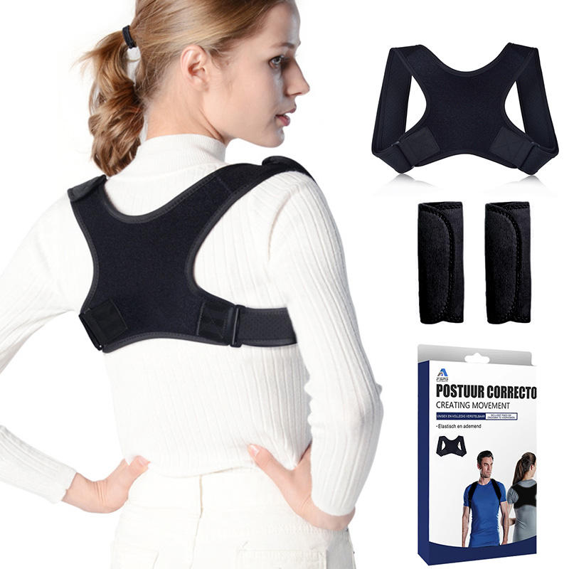 Correcteur de posture de support du dos supérieur pour la clavicule du cou des épaules