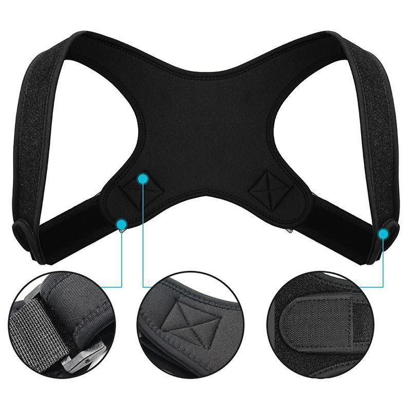 Correcteur de posture de support du dos supérieur pour la clavicule du cou des épaules
