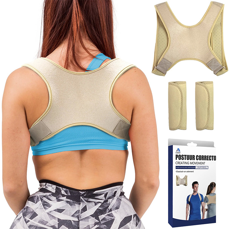 Correcteur de posture de support du dos supérieur pour la clavicule du cou des épaules