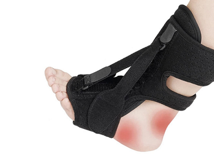 Quand utiliser une attelle de pied à la cheville?