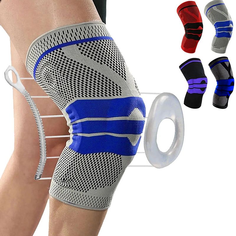 Manche à genoux avec coussinets de gel de rotule et stabilisateurs latéraux