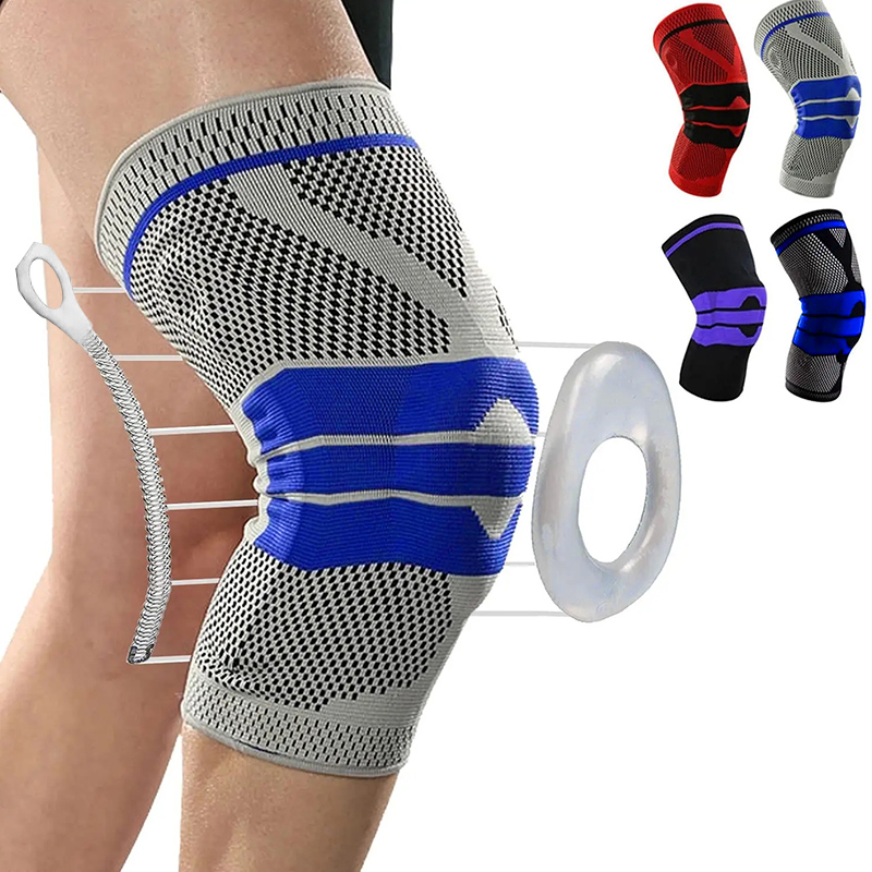 Manche à genoux avec coussinets de gel de rotule et stabilisateurs latéraux